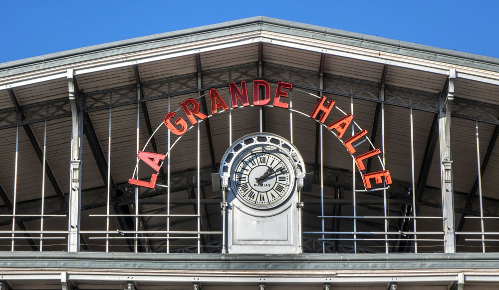 Structure mtallique pour des halles couvertes  Paris la Vilette